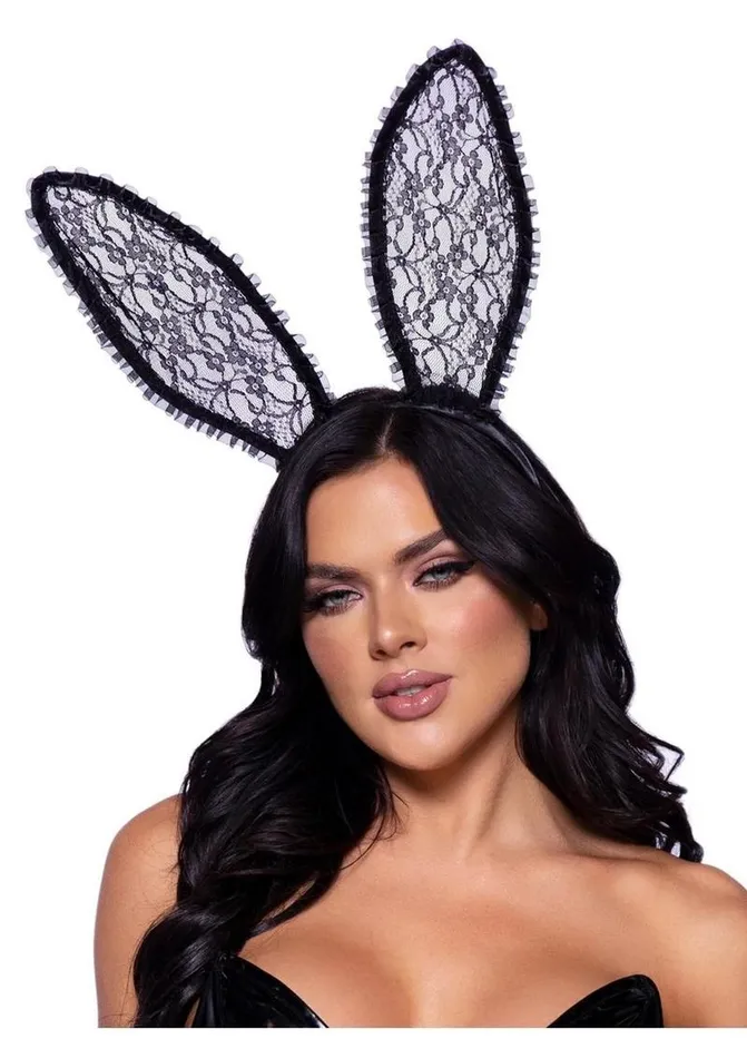 Leg Avenue Vibrators Leg Avenue Ruffle Bunny Ears