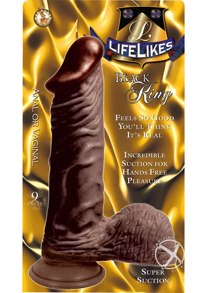 Lifelikes Lifelikes Black King Dildo Dildos