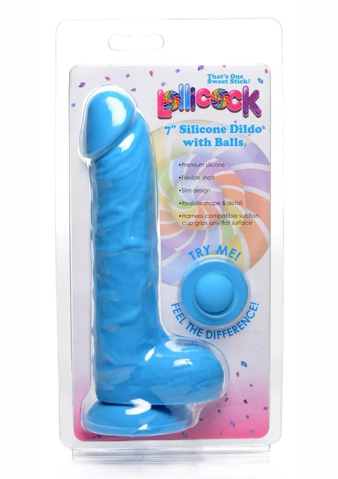 Lollicock Silicone Dildo with Balls Lollicock Female Sex Toys