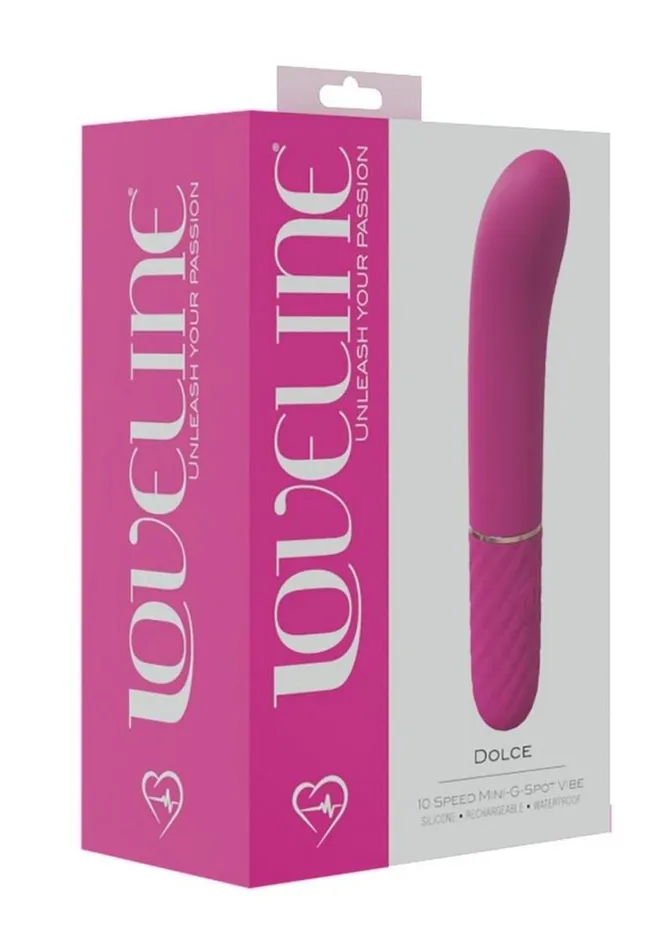 Loveline Dolce Silicone Rechargeable 10 Speed Mini GSpot Vibe Loveline Vibrators
