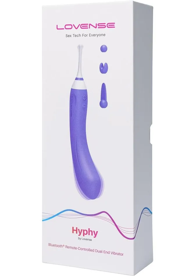 Lovense Female Sex Toys Lovense Hyphy Remote Controlled Silicone Dual End Vibrator Lovense Female Sex Toys Lovense Hyphy Remote Controlled Silicone Dual End Vibrator