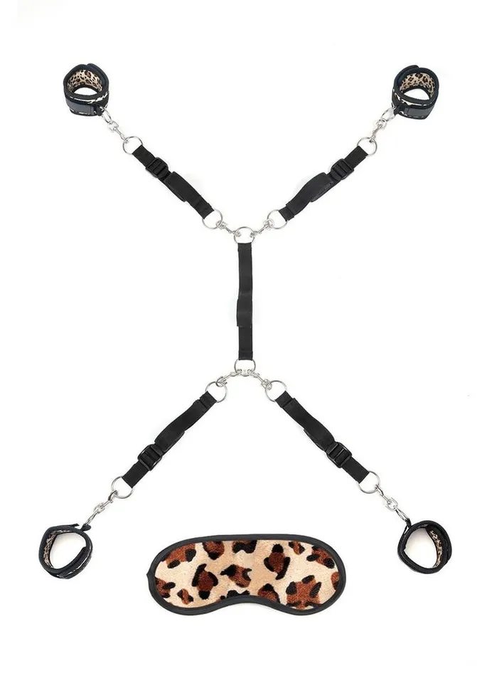 Lux Fetish Bed Spreader Restraint System Lux Fetish Female Sex Toys