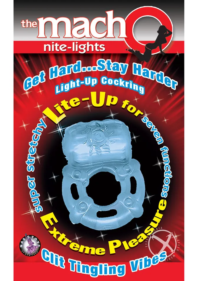 Macho The Macho NiteLights Vibrating Cock Ring Male Sex Toys
