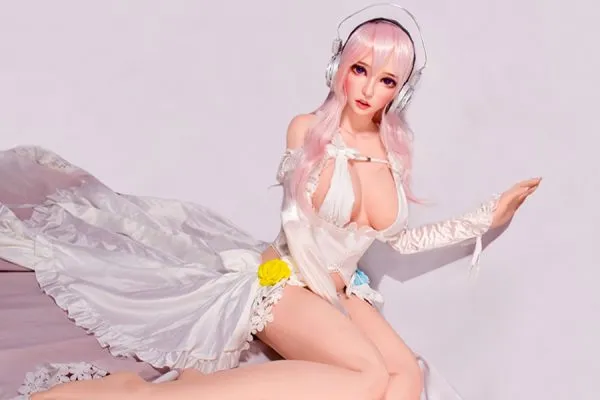 Male Sex Toys 150cm4ft11 Elf Ears Anime Silicone Sex Doll ElsaBabe Doll