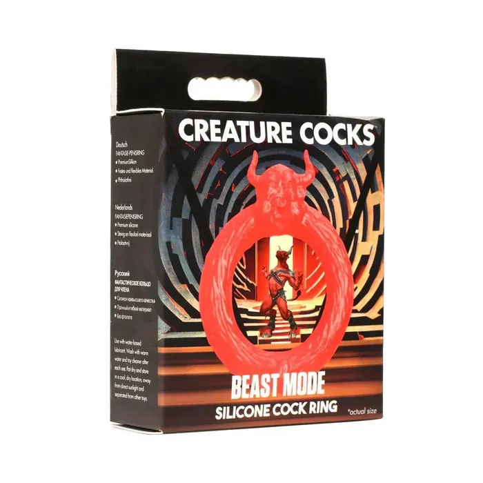 Male Sex Toys Creature Cocks Beast Mode Silicone Cock Ring XR LLC