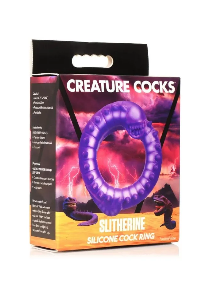 Male Sex Toys Creature Cocks Creature Cocks Slitherine Silicone Cock Ring