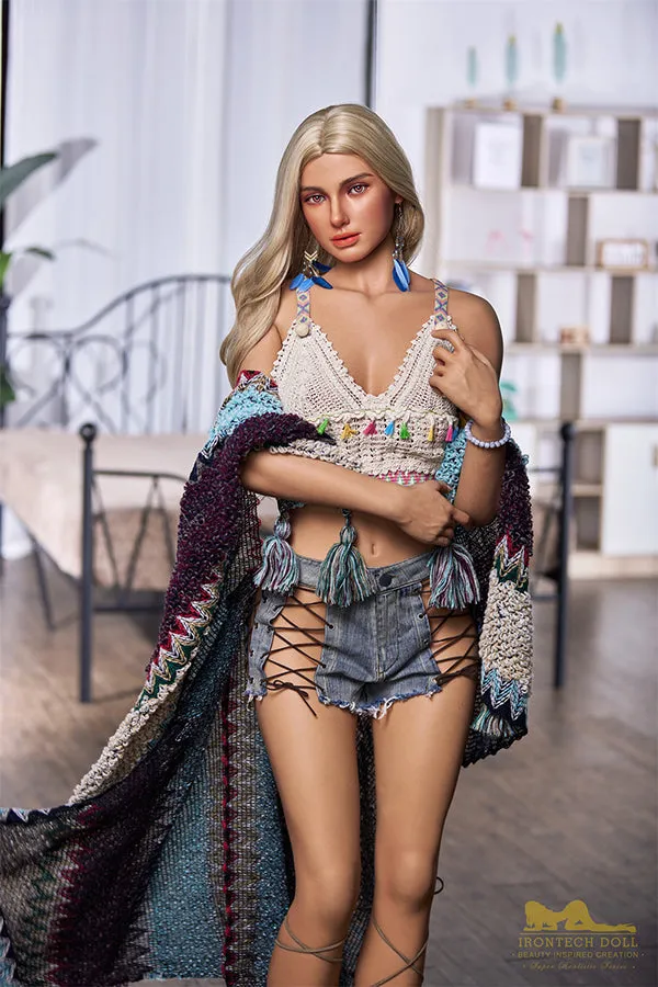 Male Sex Toys Irontech Doll 168cm5ft6 BCup European Tall Real Silicone Sex Doll Tanned S17 Luna