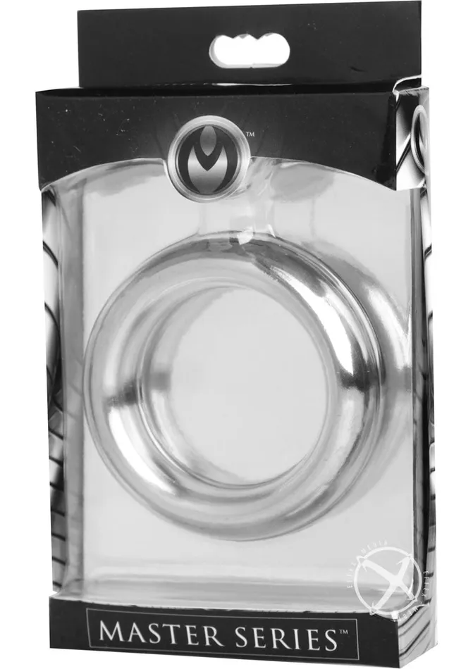 Male Sex Toys Master Series Stainless Steel Cock Ring Master Series