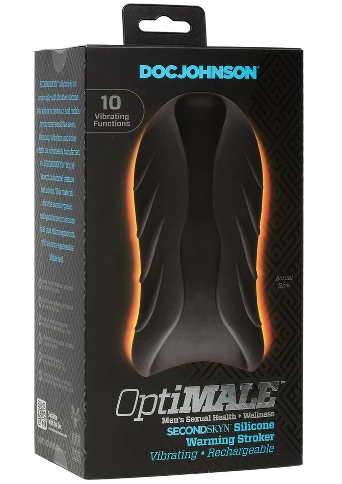 Male Sex Toys Optimale Secondskyn Silicone Warming Stroker Vibrating USB Rechargeable Masturbator OptiMALE Male Sex Toys Optimale Secondskyn Silicone Warming Stroker Vibrating USB Rechargeable Masturbator OptiMALE