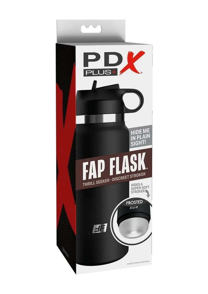 Male Sex Toys PDX Plus Pdx Plus Fap Flask Thrill Seeker Stroker Frosted