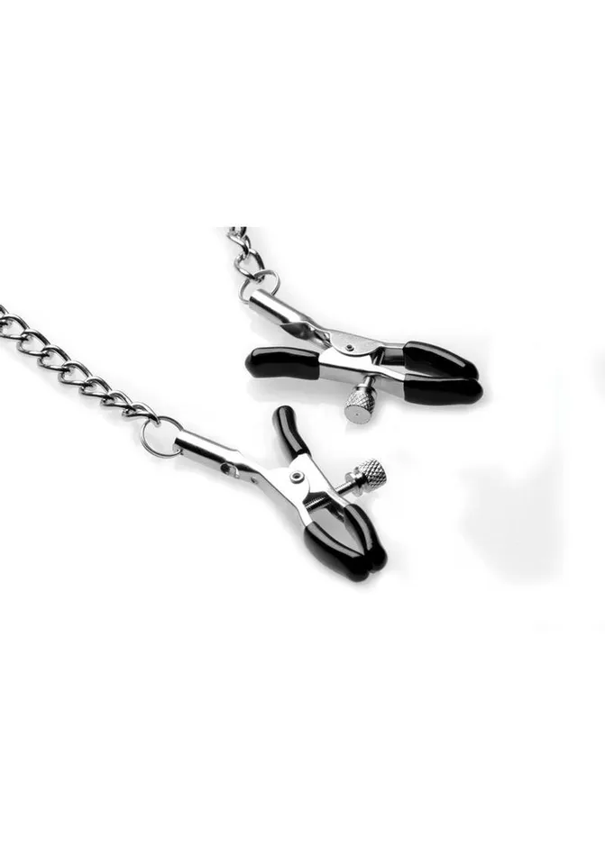 Male Sex Toys STRICT Strict Silicone Ball Gag with Nipple Clamps
