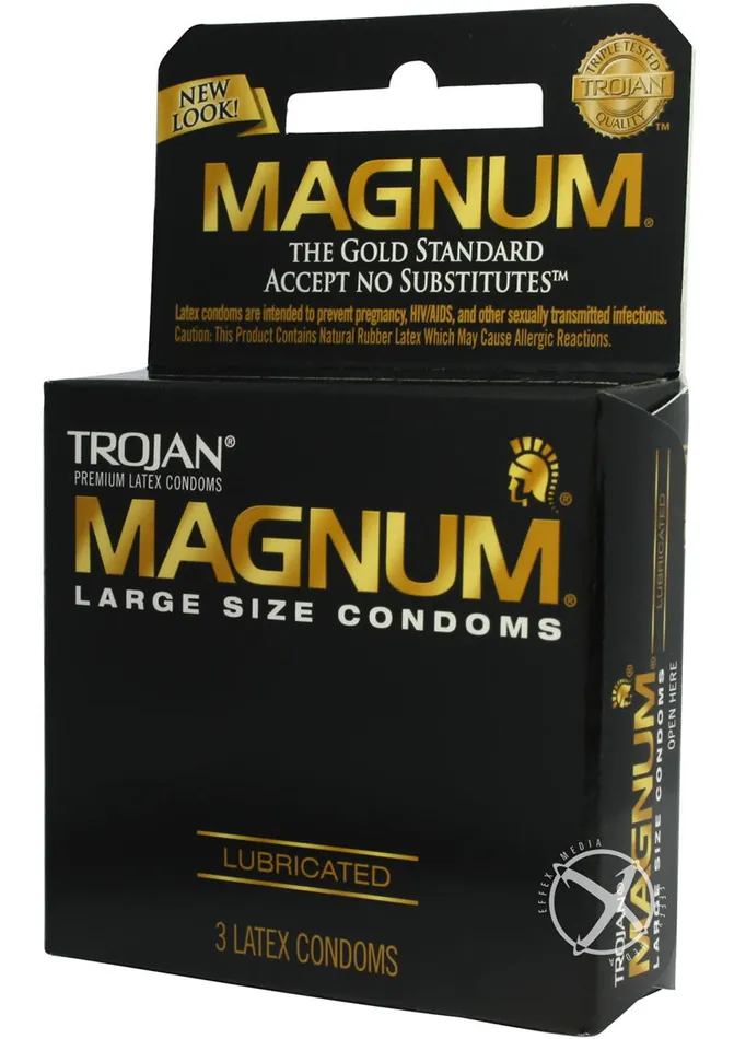 Male Sex Toys Trojan Condom Magnum Large Size Lubricated Trojan