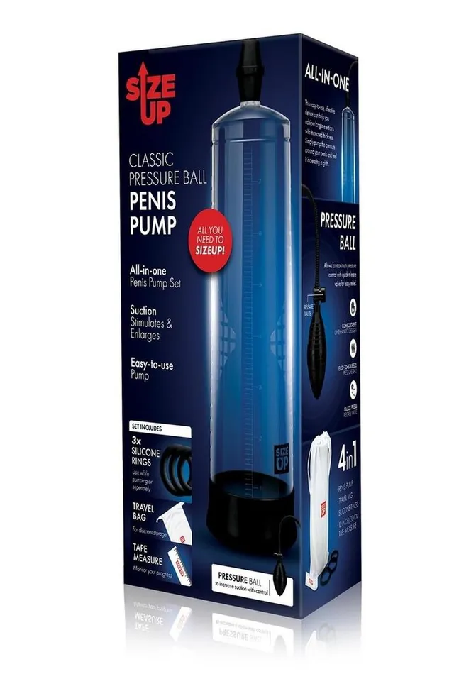 Male Sex Toys Xgen Size Up Classic Ball Penis Pump Male Sex Toys Xgen Size Up Classic Ball Penis Pump