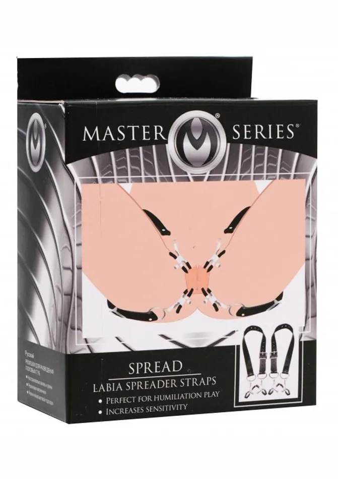 Master Series Female Sex Toys Master Series Spread Labia Spreader Straps with Clitoral Clamps