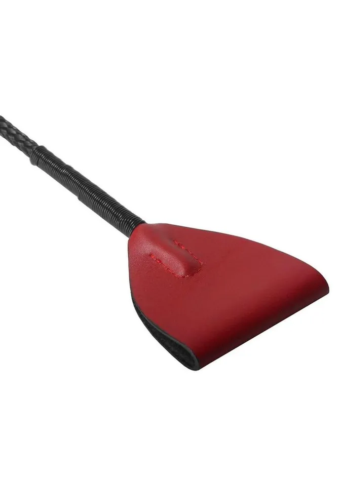 Master Series Restraints Master Series Red Mare Leather Riding Crop