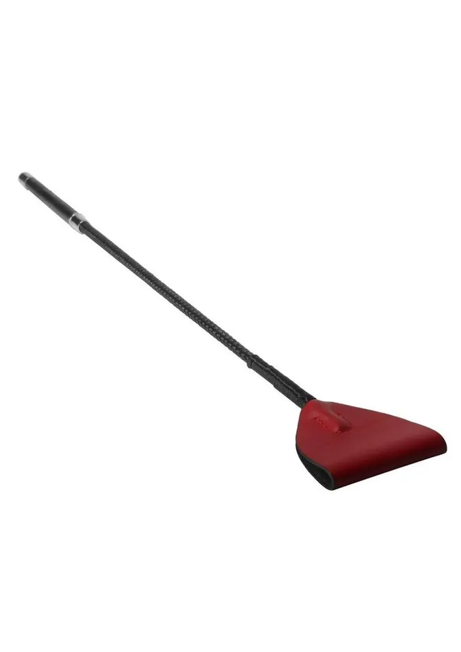 Master Series Restraints Master Series Red Mare Leather Riding Crop