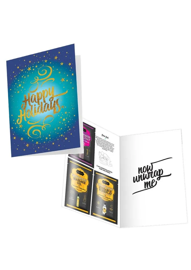 Naughty Notes Vibrators Kama Sutra Happy Holidays Greeting Card
