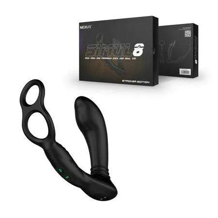 Nexus Male Sex Toys Nexus Simul8 Vibrating Anal Plug with Cock Ring Nexus Male Sex Toys Nexus Simul8 Vibrating Anal Plug with Cock Ring