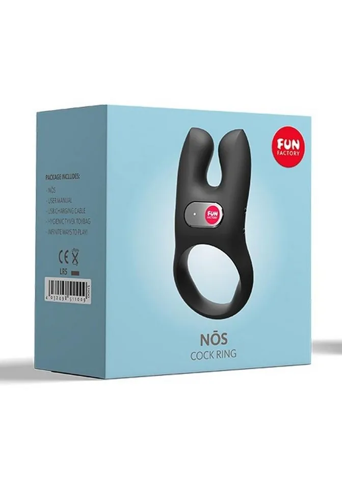 Nos Silicone Vibrating Couples Cock Ring Fun Factory Couples