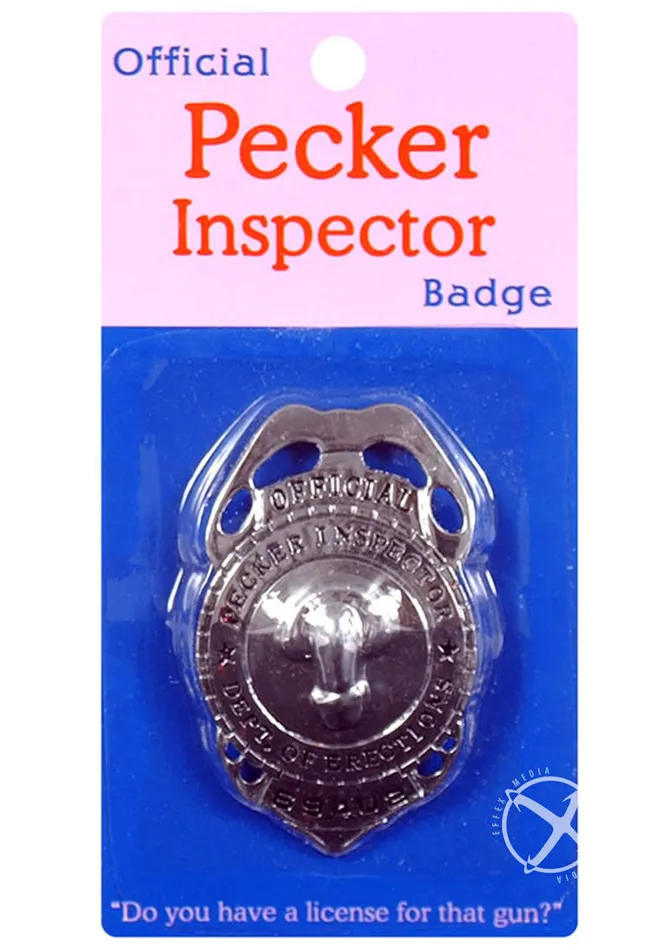 Pecker Inspector Badge Kheper Games Vibrators