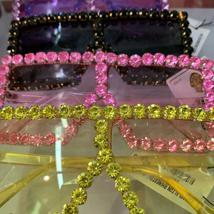 PlaythingsMiami Rhinestone Large Sunglasses Assorted colors Available Male Sex Toys PlaythingsMiami Rhinestone Large Sunglasses Assorted colors Available Male Sex Toys