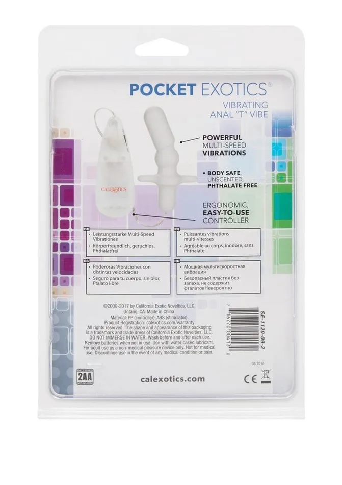 Pocket Exotics Anal T Vibrating Butt Plug Pocket Exotics Anal