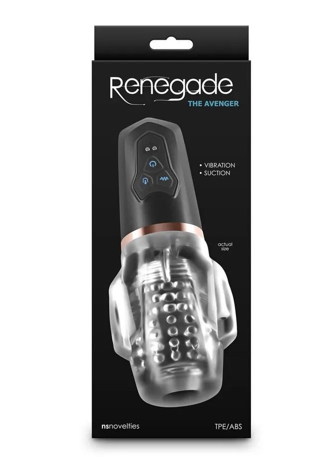 Renegade Male Sex Toys Renegade Avenger Rechargeable Mouth Stroker