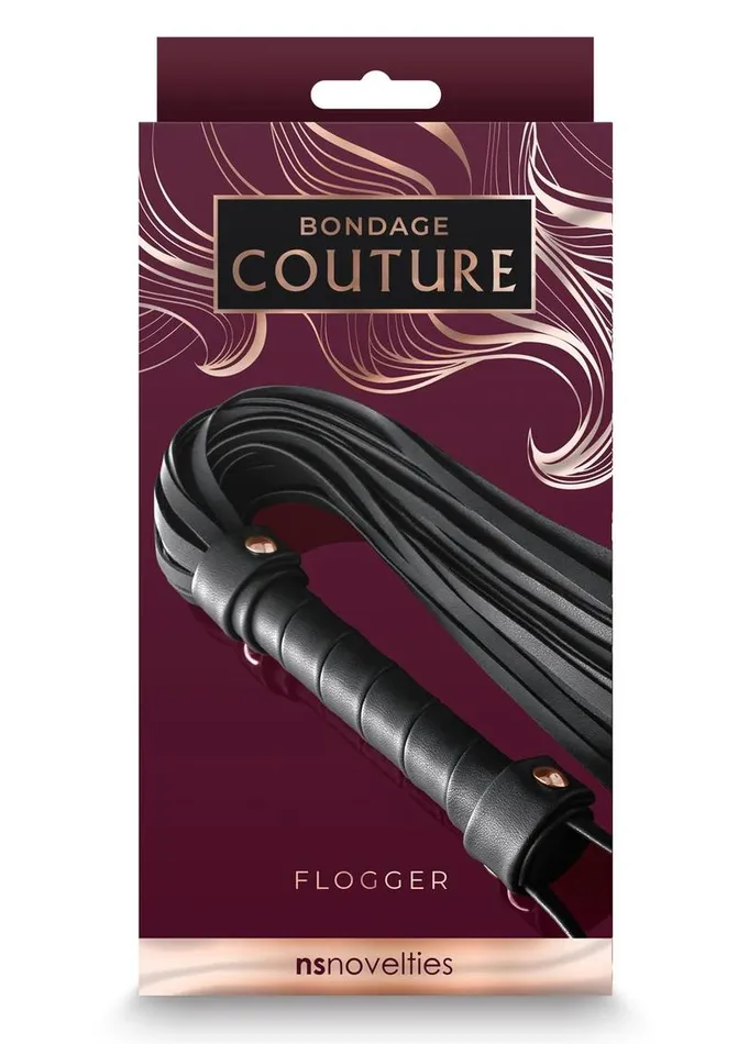 Restraints Bondage Couture Pu Leather Flogger Bondage Couture
