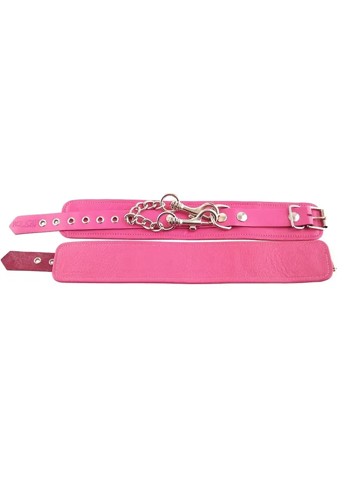 Restraints Rouge Rouge Plain Leather Adjustable Ankle Cuffs Restraints Rouge Rouge Plain Leather Adjustable Ankle Cuffs