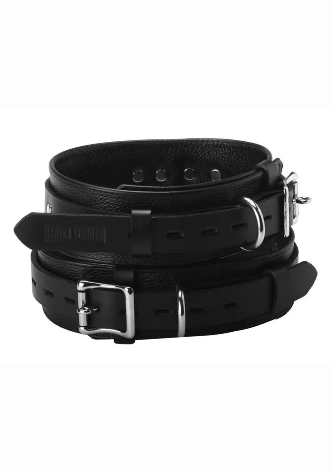 Restraints Strict Leather Strict Leather Deluxe Locking Thigh Cuffs