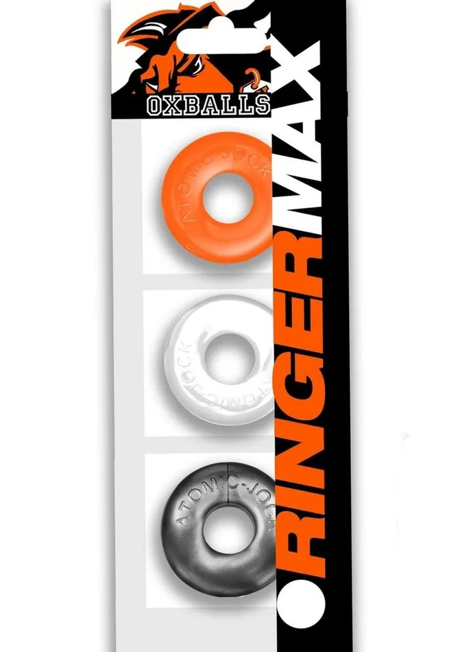 Ringer Max Cock Ring 3 Pack Hazzard Oxballs Male Sex Toys
