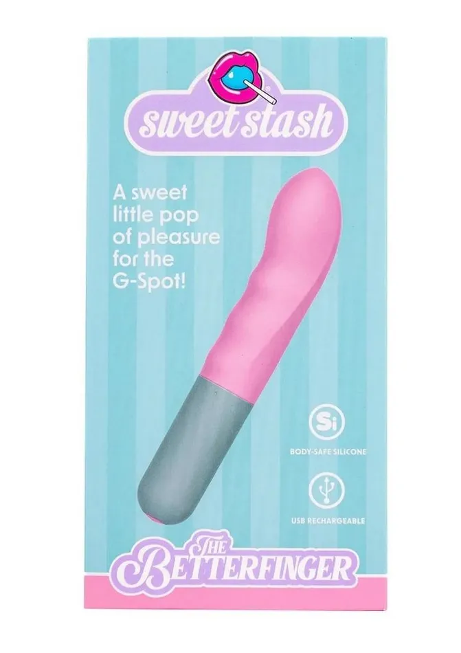 Rock Candy Toys Female Sex Toys Rock Candy The Betterfinger Rechargeable Silicone GSpot Vibrator
