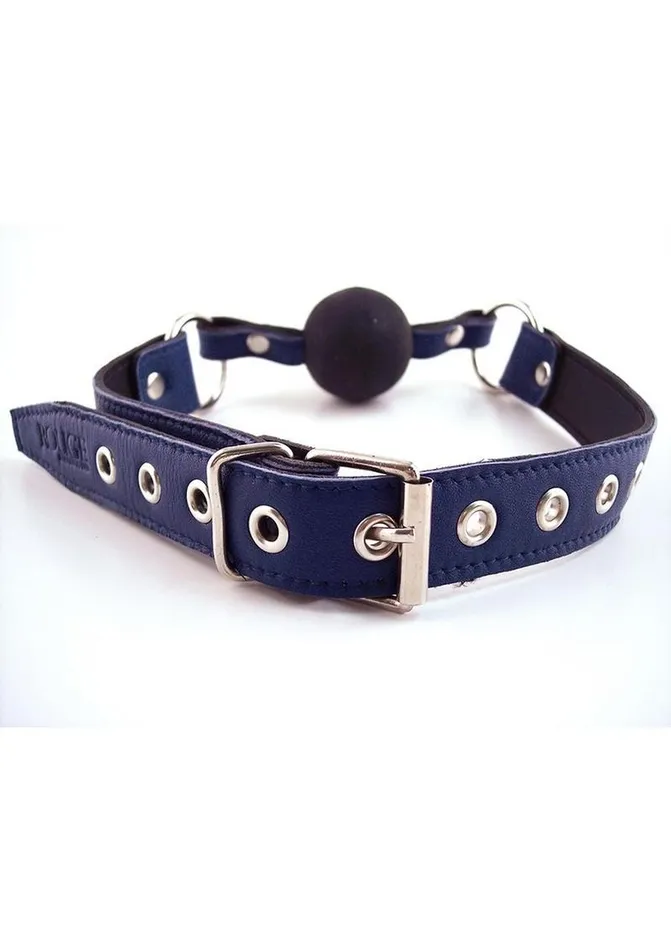 Rouge Male Sex Toys Rouge Leather Adjustable Ball Gag