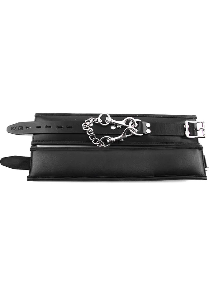 Rouge Restraints Rouge Padded Leather Adjustable Ankle Cuffs