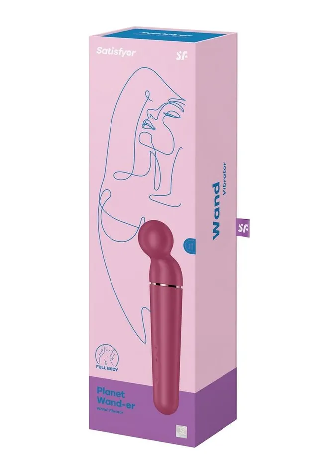 Satisfyer Female Sex Toys Satisfyer Planet WandEr Rechargeable Silicone Body Massager