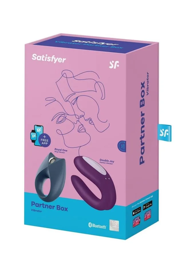 Satisfyer Partner Box 2 Couples Kit Includes Double Joy and Royal One Satisfyer Vibrators Satisfyer Partner Box 2 Couples Kit Includes Double Joy and Royal One Satisfyer Vibrators